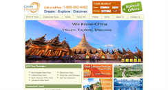 Desktop Screenshot of chinadiscoverytours.com